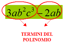 Termini del polinomio