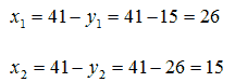 Problemi di I grado a due incognite