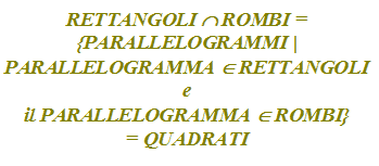 l'insieme dei quadrati