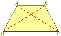 Diagonali del trapezio isoscele