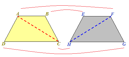 Diagonali del trapezio isoscele