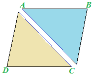 Diagonale del parallelogramma