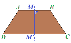 Asse di simmetria del trapezio isoscele