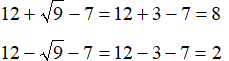 Espressioni con radici quadrate