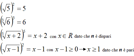 Prima proprietà fondamentale dei radicali