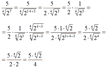 Razionalizzazione del denominatore di una frazione