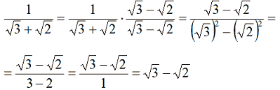 Razionalizzazione del denominatore di una frazione