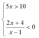Esempio di soluzione di un sistema di disequazioni di primo grado