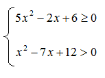 sistemi di disequazioni di secondo grado ad una incognita