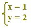 Risoluzione di un sistema lineare di due equazioni con due incognite con metodo di sostituzione