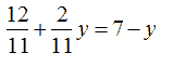 Risoluzione di un sistema lineare di due equazioni con due incognite con metodo del confronto