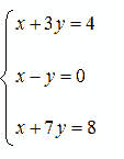 Sistemi con un numero di equazioni superiore al numero delle incognite