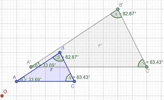 Omotetia di un triangolo