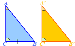 Criteri di congruenza del triangolo rettangolo