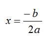Formula risolutiva equazione secondo grado