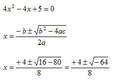 Soluzione equazione di secondo grado