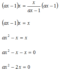 Equazione di secondo grado frazionaria letterale