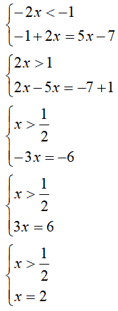 Risoluzione di equazioni con valore assoluto