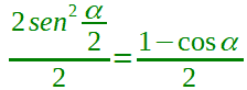 Formula di bisezione del seno