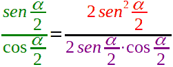 Formule di bisezione della tangente