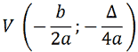 Vertice della parabola