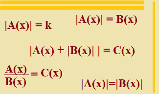 Equazioni con valore assoluto