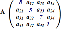 Matrice diagonale