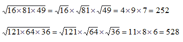 Estrazione di radice quadrata