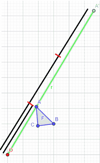 Omotetia diretta di una figura piana