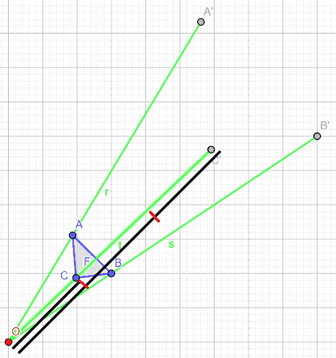 Omotetia diretta di una figura piana