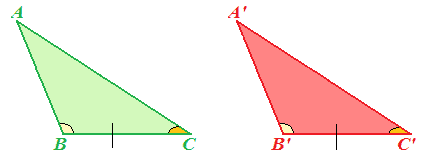 Secondo criterio di congruenza dei triangoli